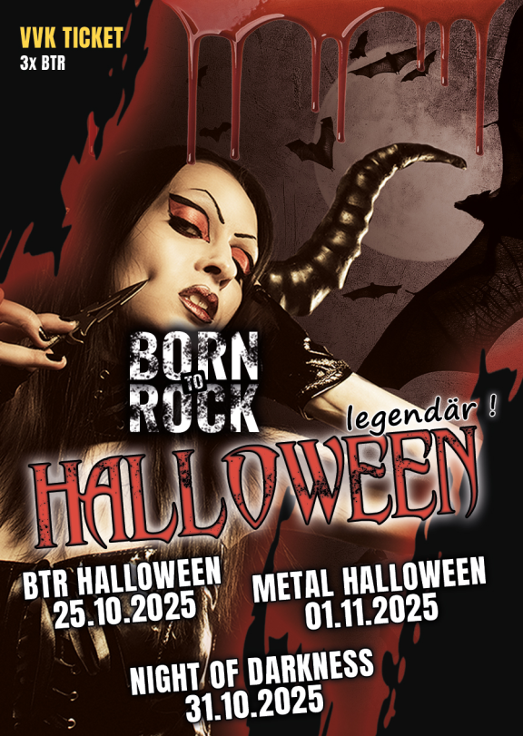 Born to Rock Halloween - 3 Events