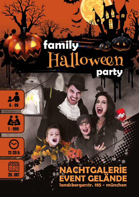Family Halloween Action & Party Day