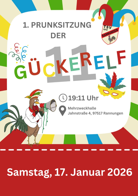 1. Prunksitzung der Gückerelf