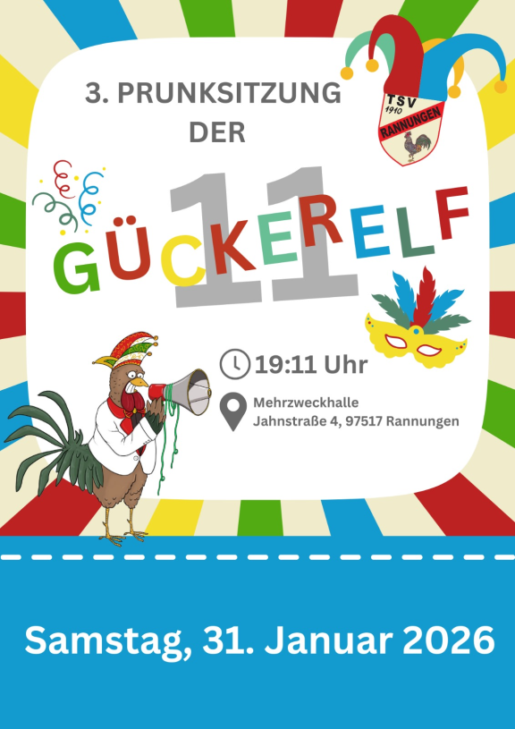 3. Prunksitzung der Gückerelf