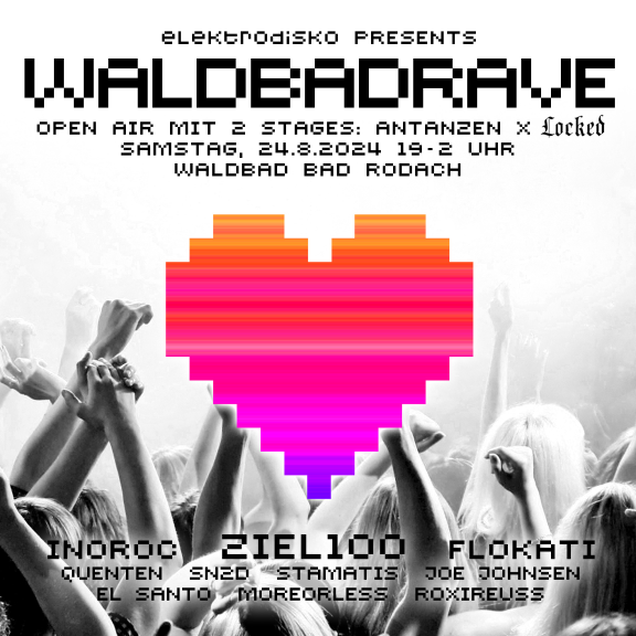 Antanzen Open Air 2024 mit 2 Areas (Waldbadrave)